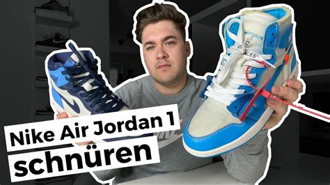 Nike Air Jordan 1 High schnüren 